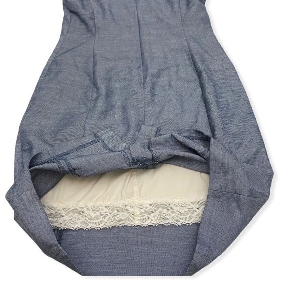 NYDJ Denim Built in Shape Wear Shift Dress - Picture 5 of 16